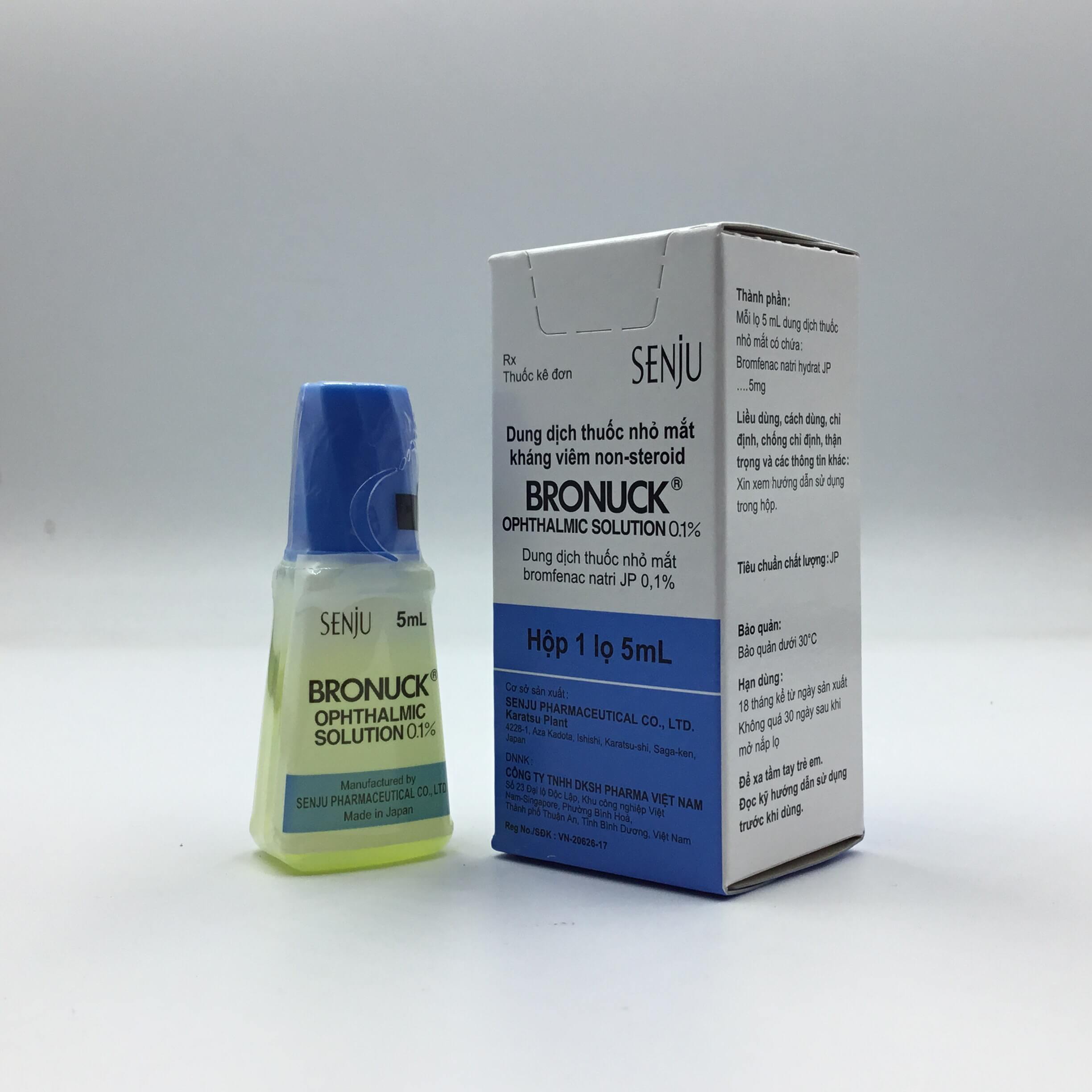 Nhỏ mắt Bronuck 0,1% 5ml