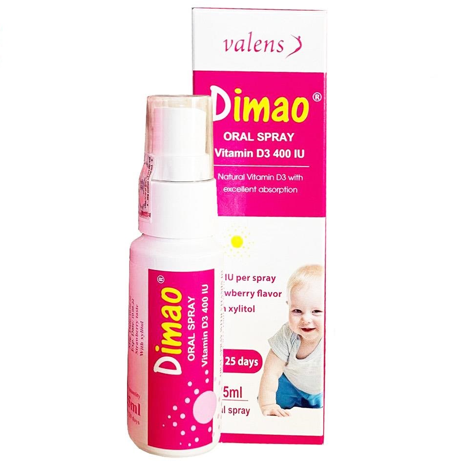 Dimao Vitamin D3 400IU dạng xịt