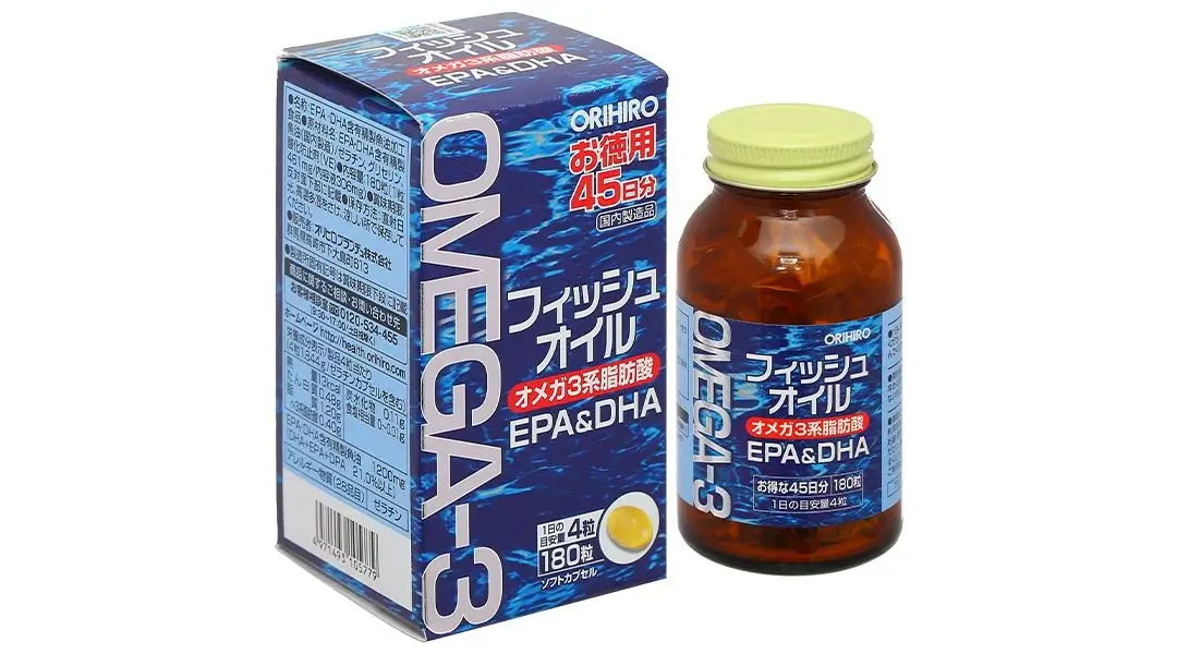 Viên dầu cá Omega-3 Orihiro